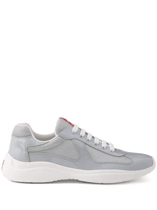 Prada America's Cup light grey sneakers