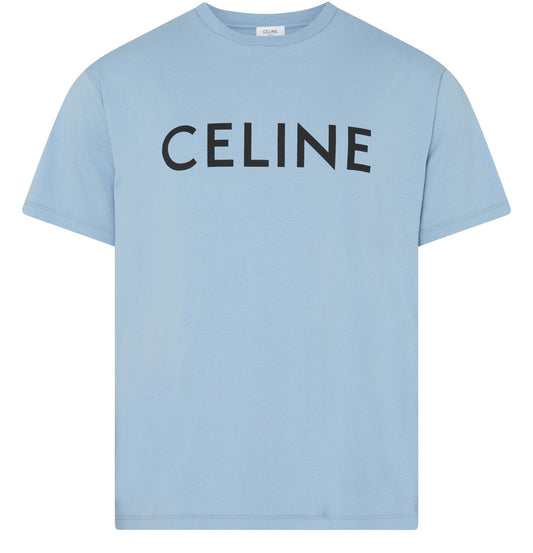 CELINE Loose Celine t-shirt in cotton jersey