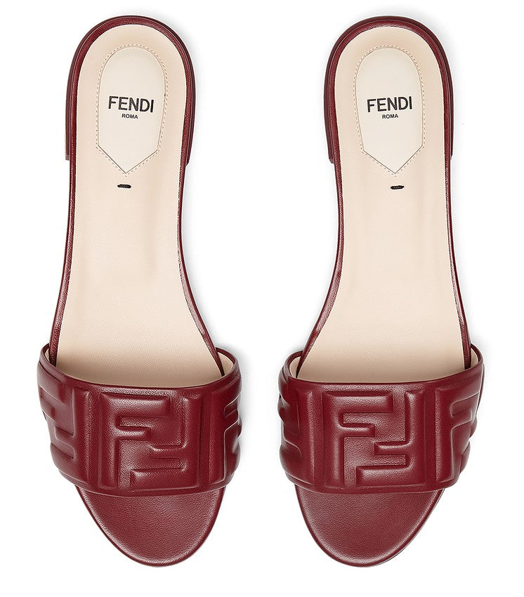 Chanclas FENDI de piel