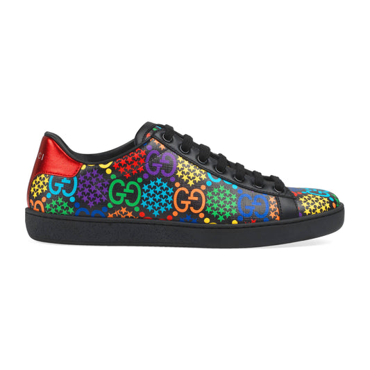 Zapatillas Gucci GG Psychedelic Ace en negro para hombre