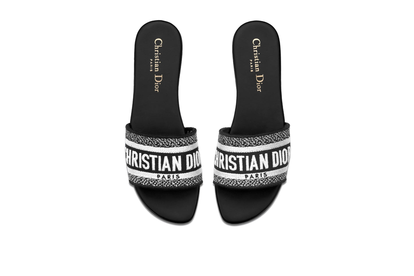 Christian Dior Dway Logo Brodé Slide