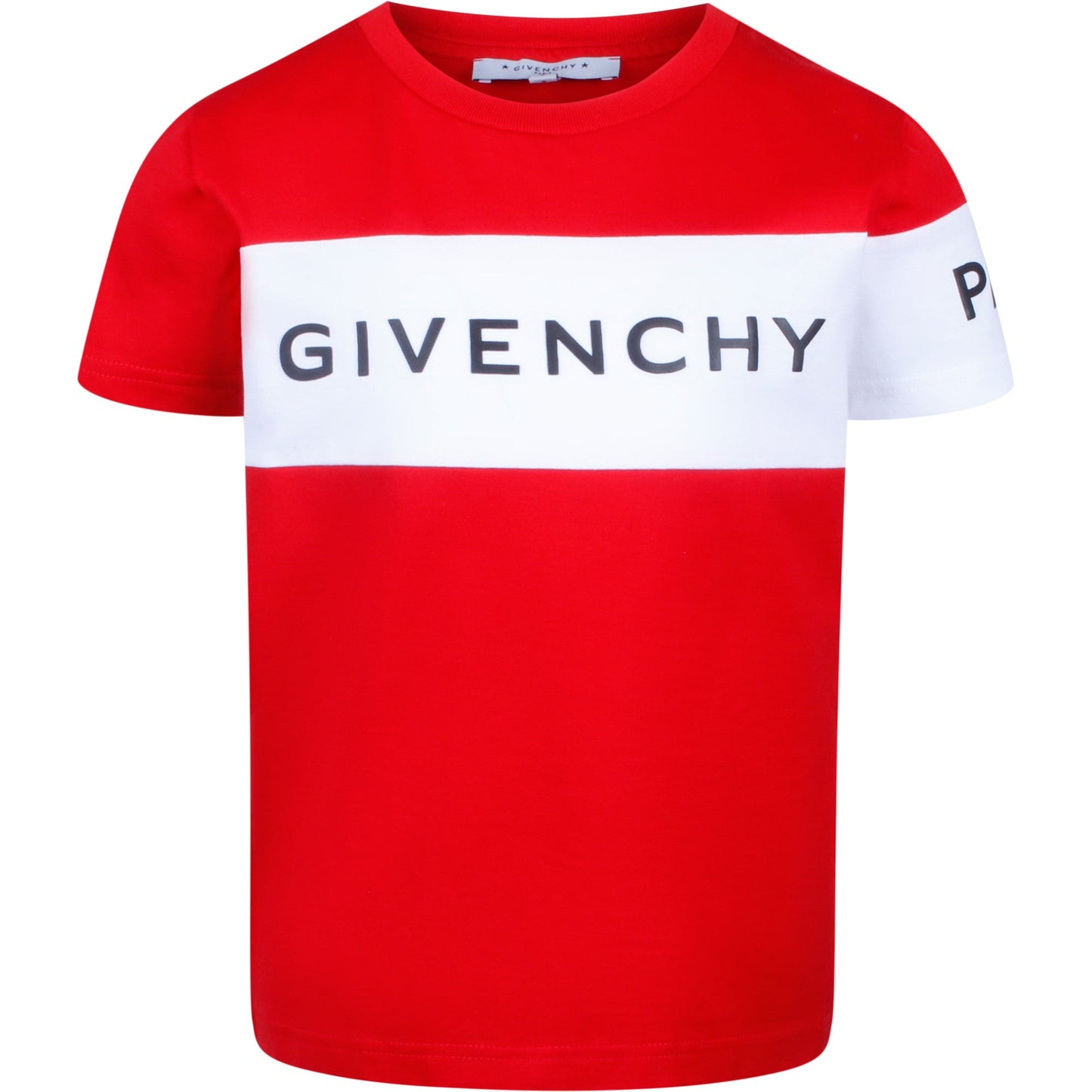 Boy GIVENCHY Logo T-Shirt in Red