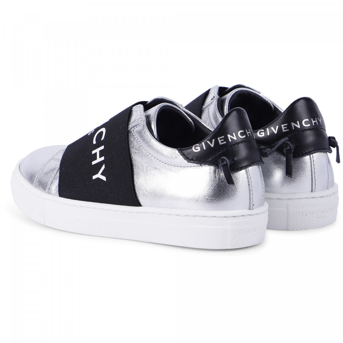 Girl GIVENCHY Slip-On Sneaker in Silver - UN ATELIER