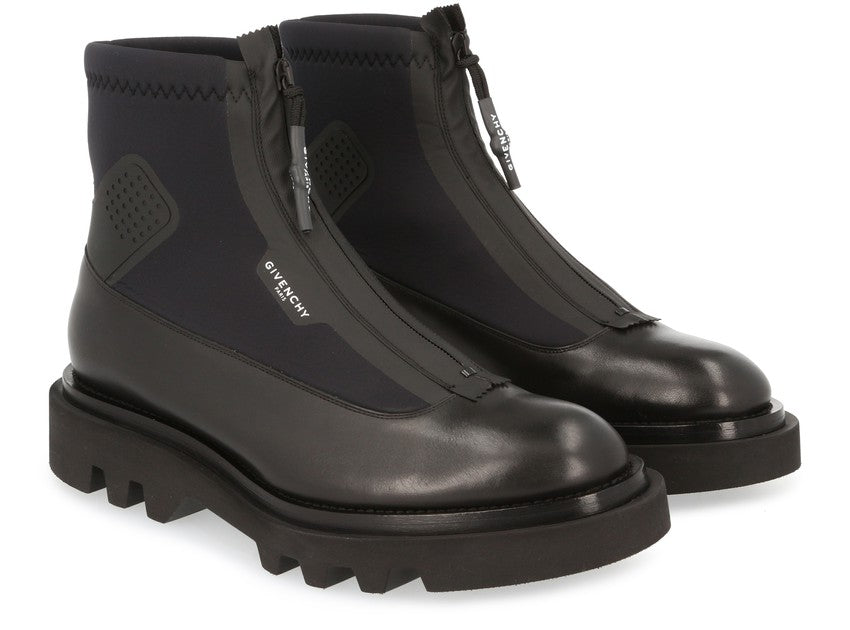 GIVENCHY Botas militares con cremallera