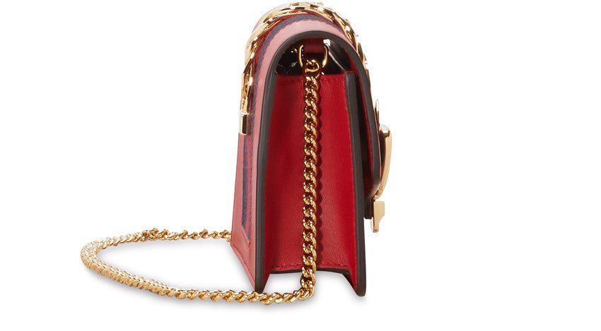 GUCCI Sylvie leather mini chain bag