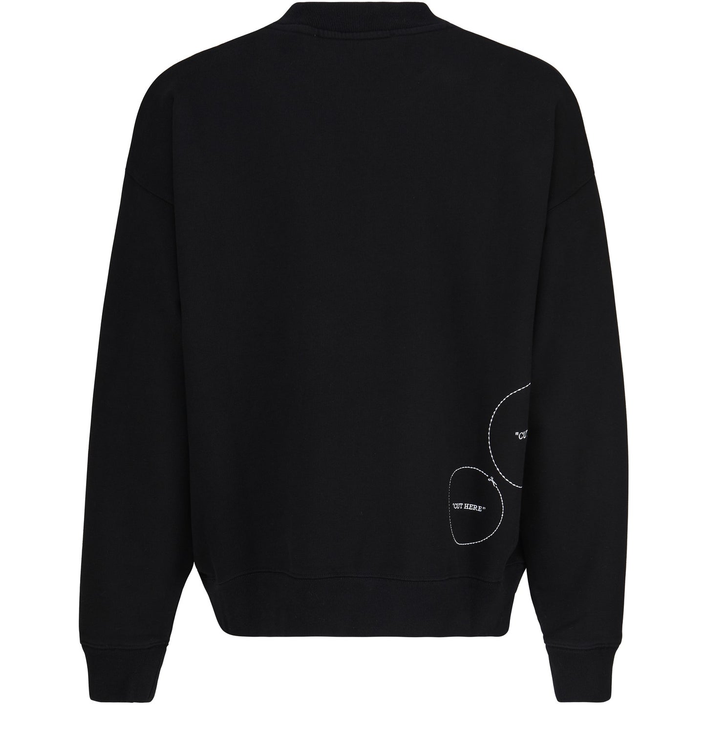 OFF-WHITE - Sweat-shirt à col rond Cut Here