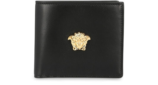 Versace cartera con cabeza de Medusa de piel