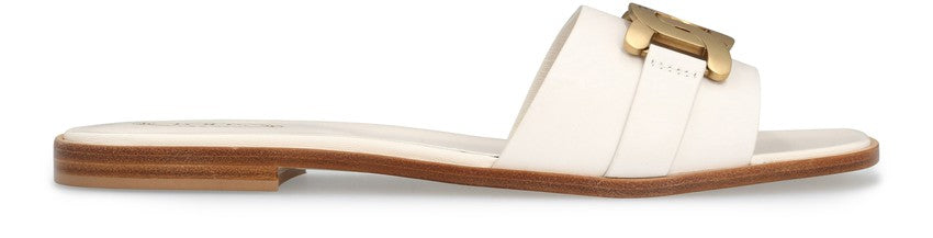 TOD'S Leather slides