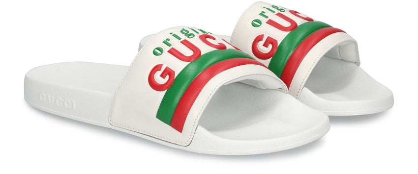 Chanclas con logo de GUCCI