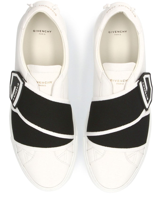 GIVENCHY Zapatillas de piel con banda elástica