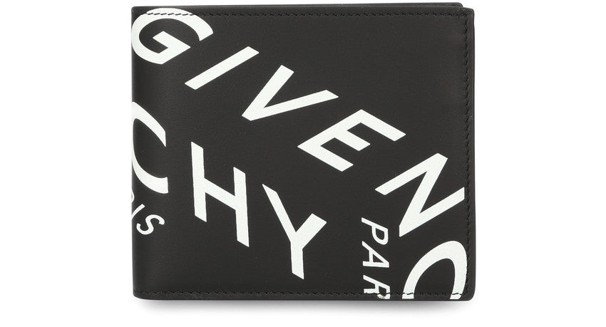 GIVENCHY Refracted logo coin 4 cc wallet