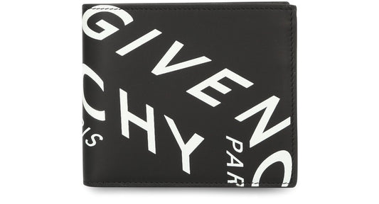 Portefeuille 4 cc avec logo réfracté GIVENCHY