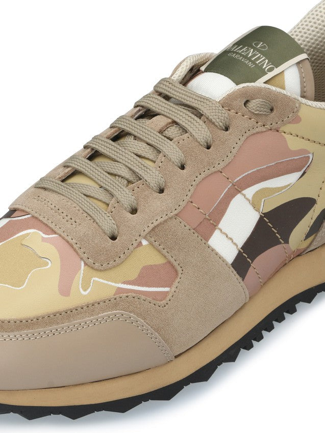 VALENTINO Valentino Garavani - Baskets Rockrunner camouflage