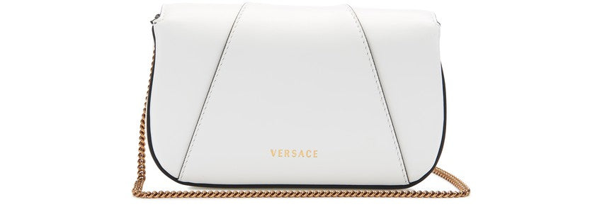 VERSACE Mini sac en cuir de veau