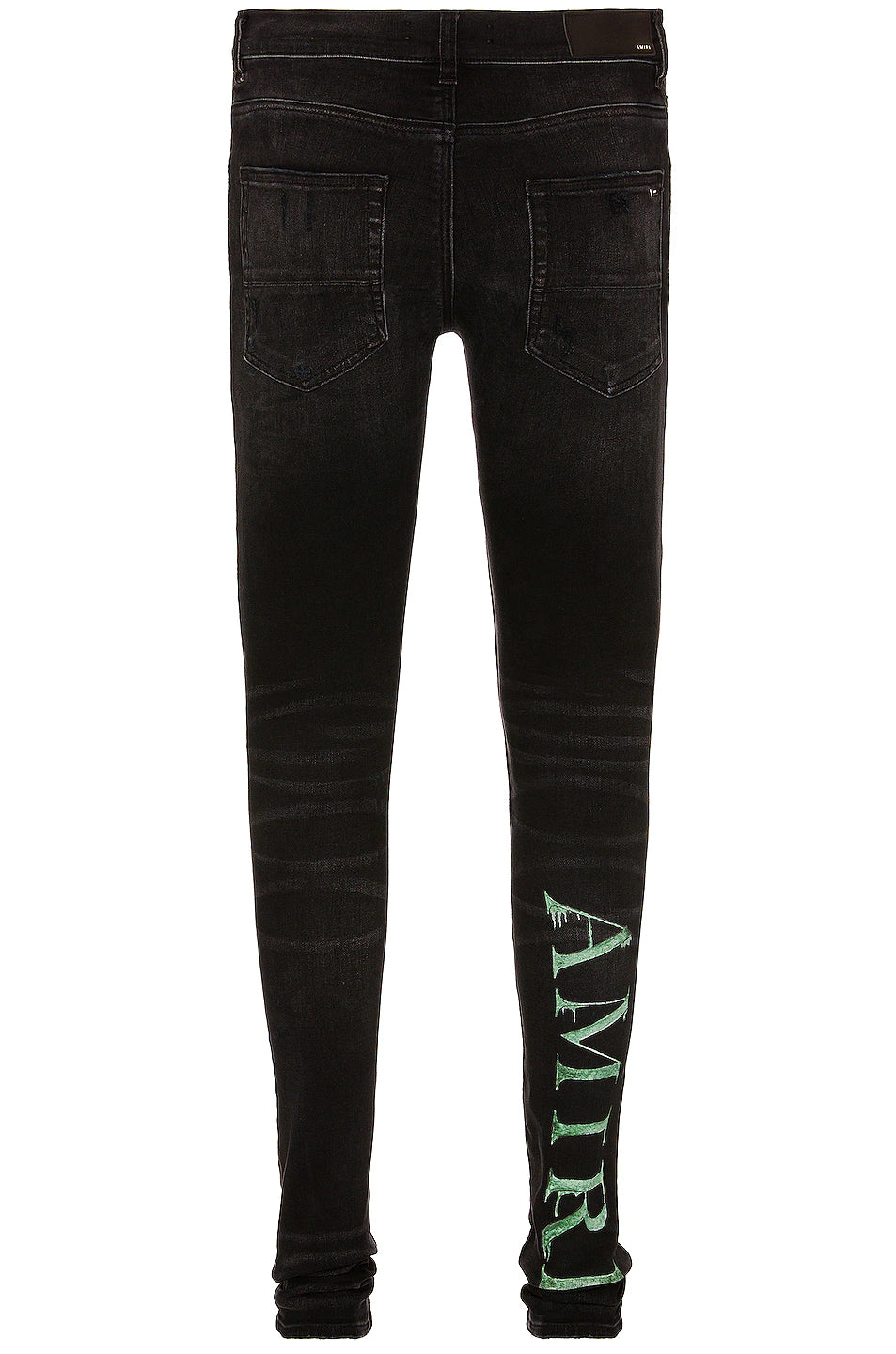 AMIRI Watercolor Logo Jean In Aged Black