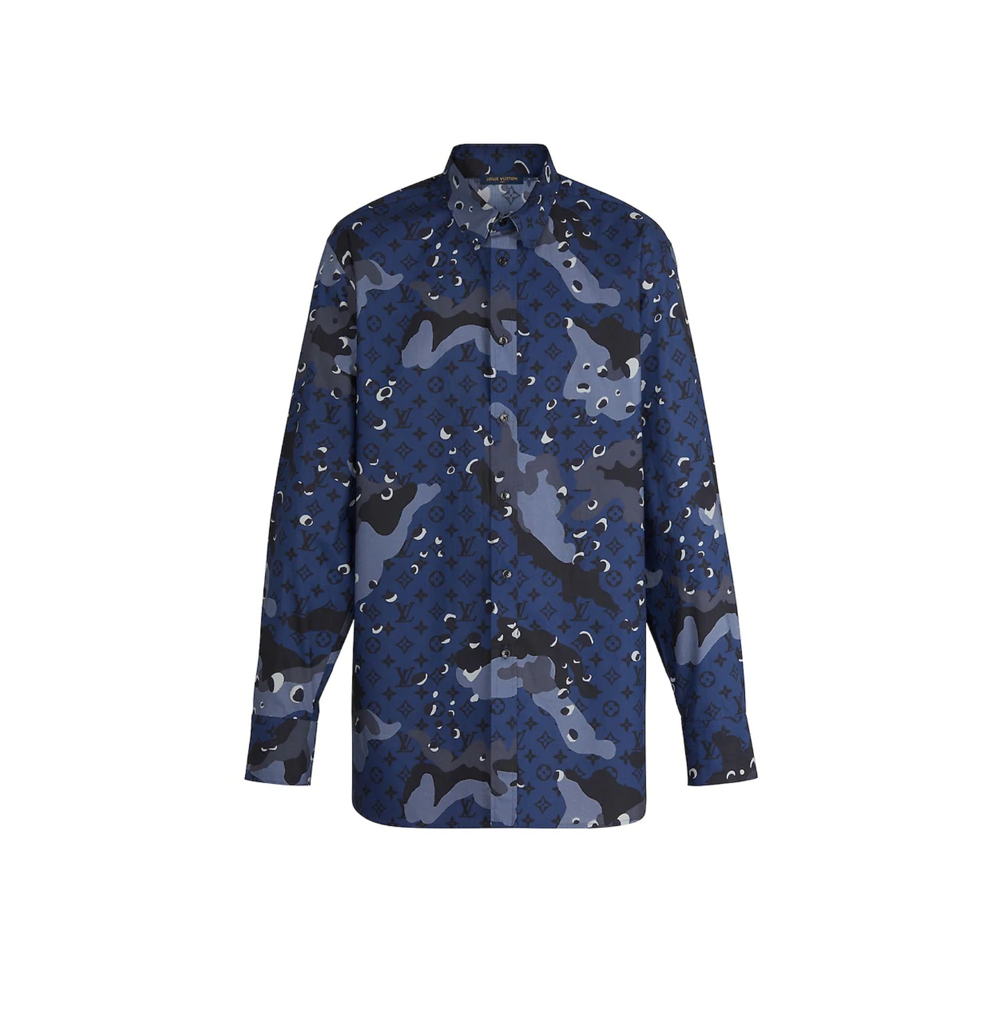 Men Louis Vuitton CAMO DNA SHIRT in Ocean