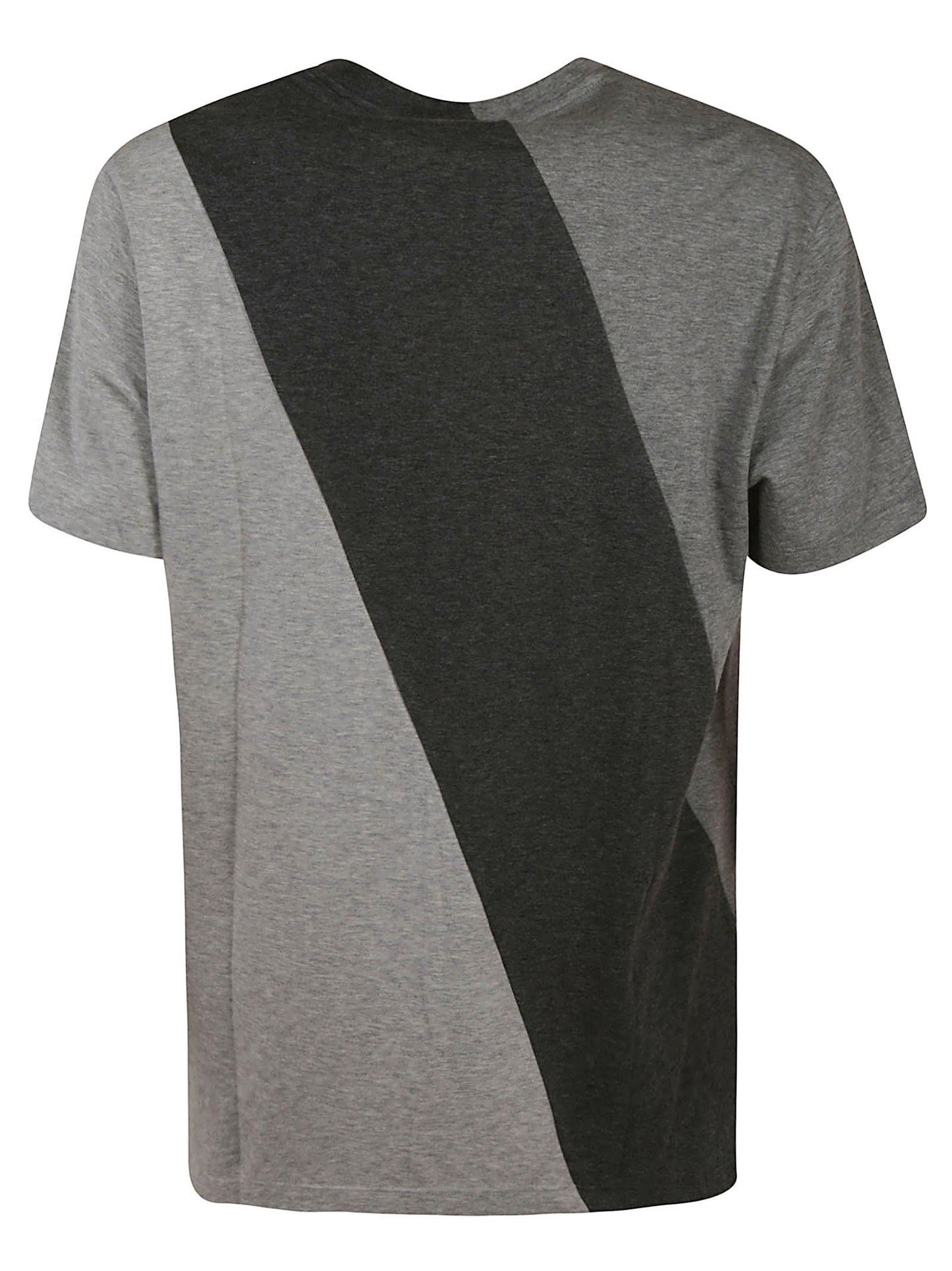 Men VERSACE THREE-STYLE LOGO T-SHIRT Grey