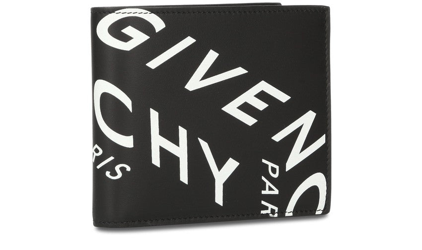 GIVENCHY Refracted logo coin 4 cc wallet