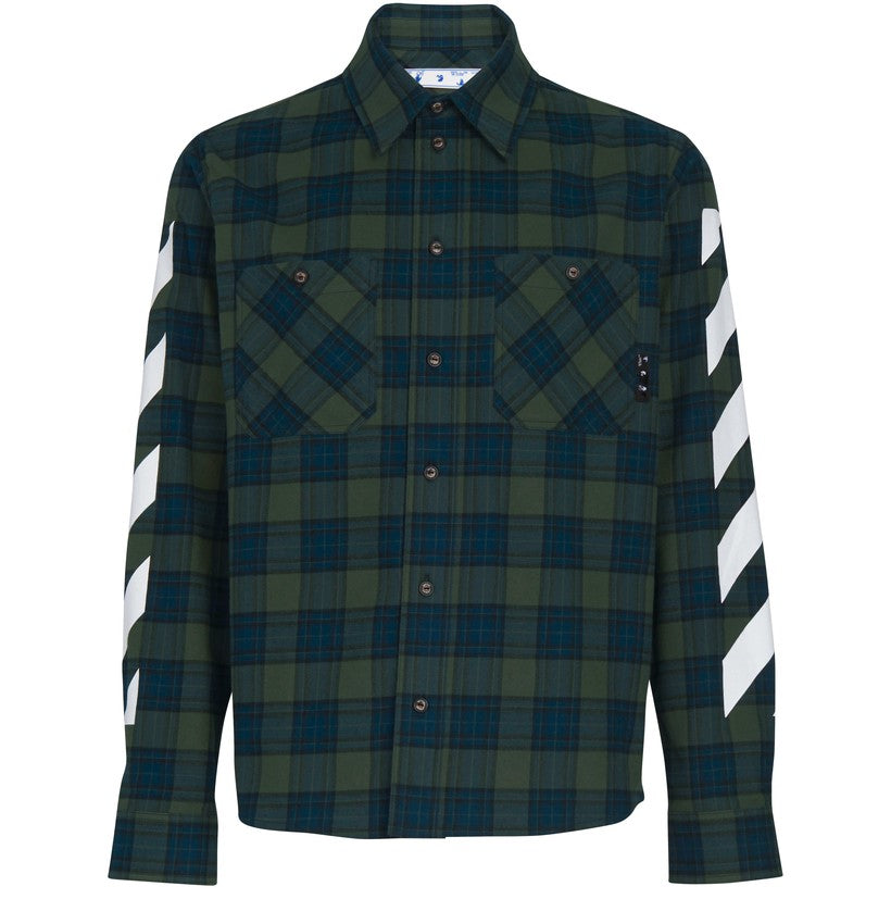 OFF-WHITE Diag checked shirt