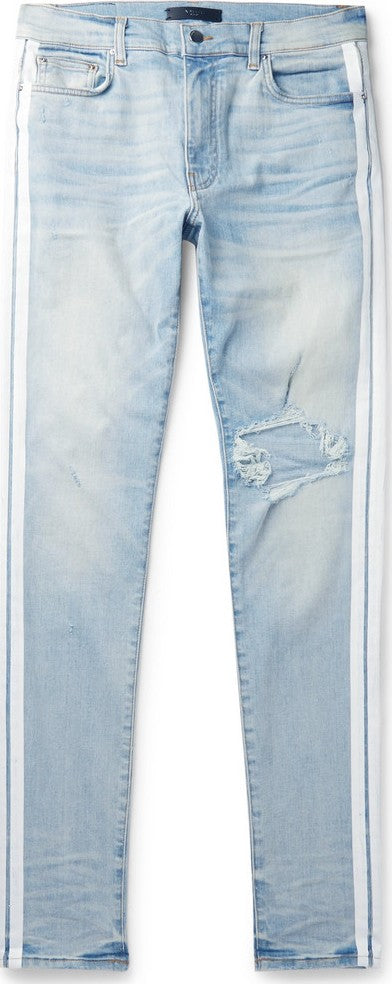 Jean skinny en denim stretch Track Stack AMIRI Homme