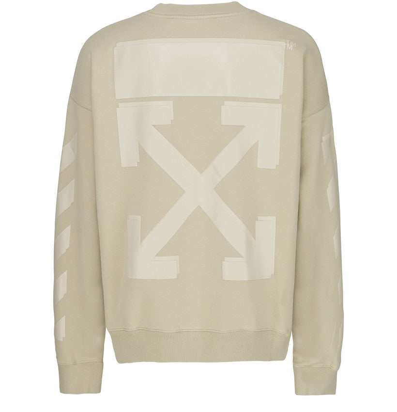 OFF-WHITE sudadera con cuello redondo Rubber Arrow