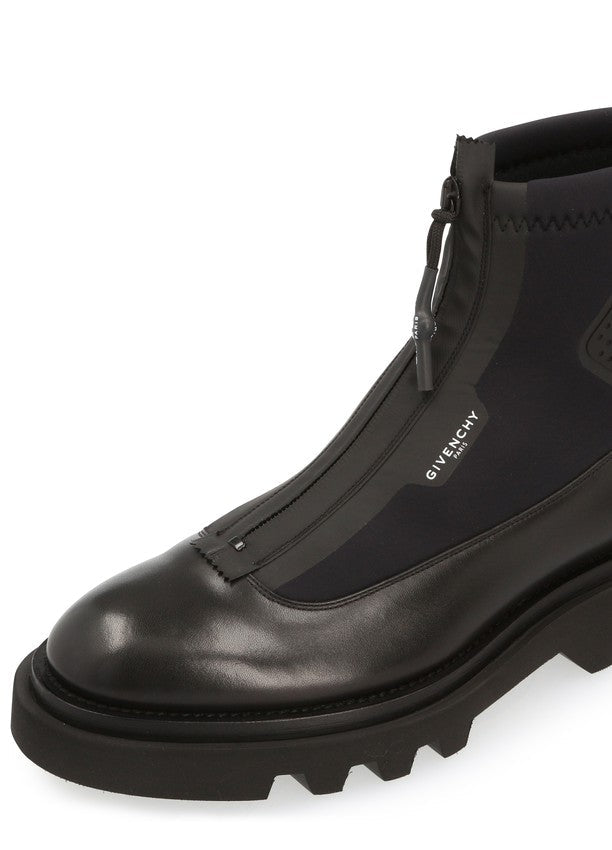 GIVENCHY Combat zipped boots