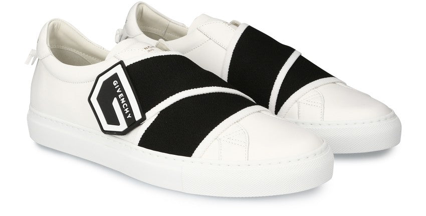 GIVENCHY Zapatillas de piel con banda elástica