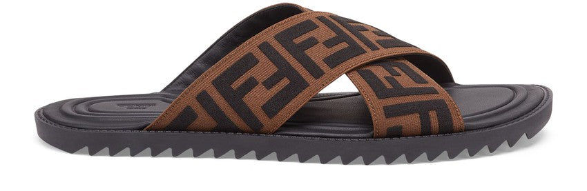 FENDI Multicolour fabric sandals