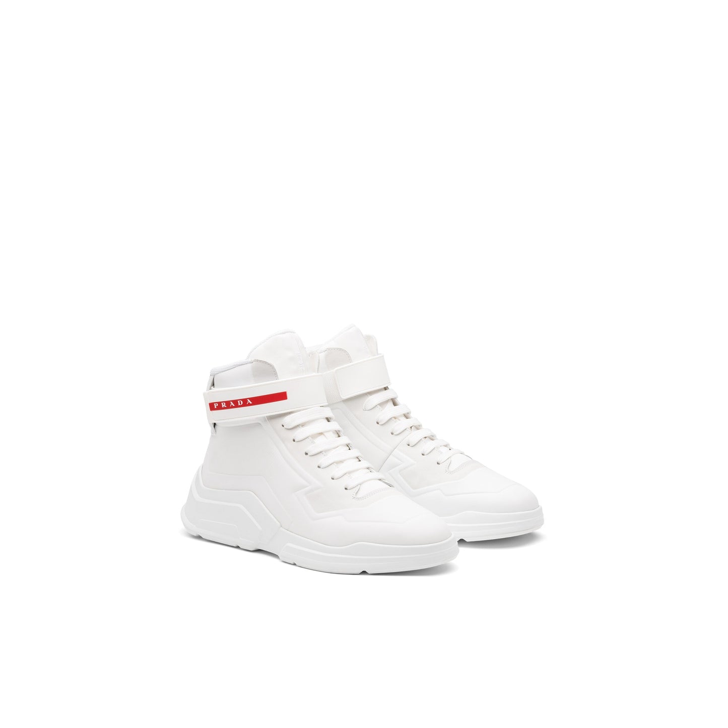 Men Prada Polarius 19 LR sneakers White