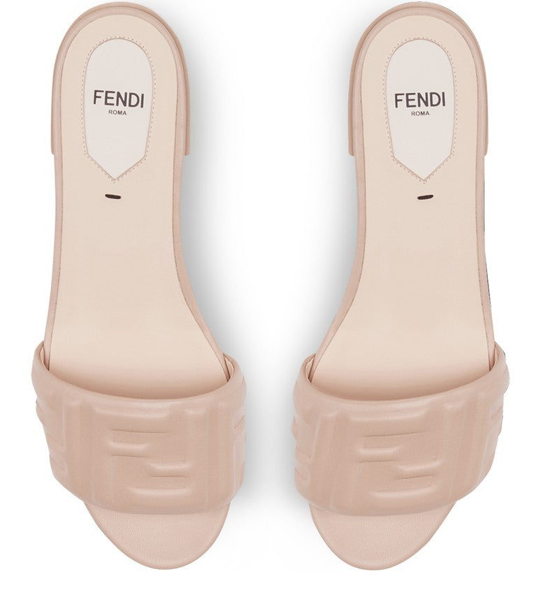 FENDI leather slides