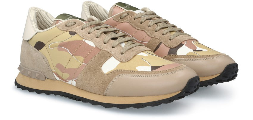 VALENTINO Valentino Garavani - Baskets Rockrunner camouflage