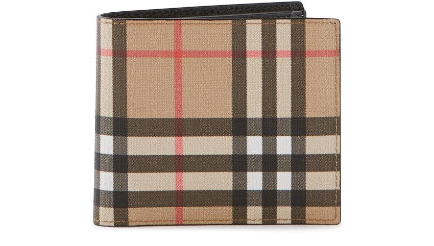 BURBERRY Vintage Check International Bifold Coin Wallet