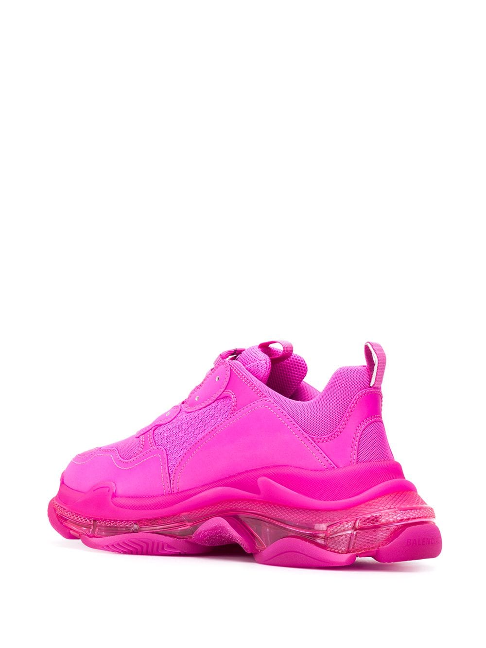 ZAPATILLA BALENCIAGA TRIPLE S ROSA SUELA TRANSPARENTE