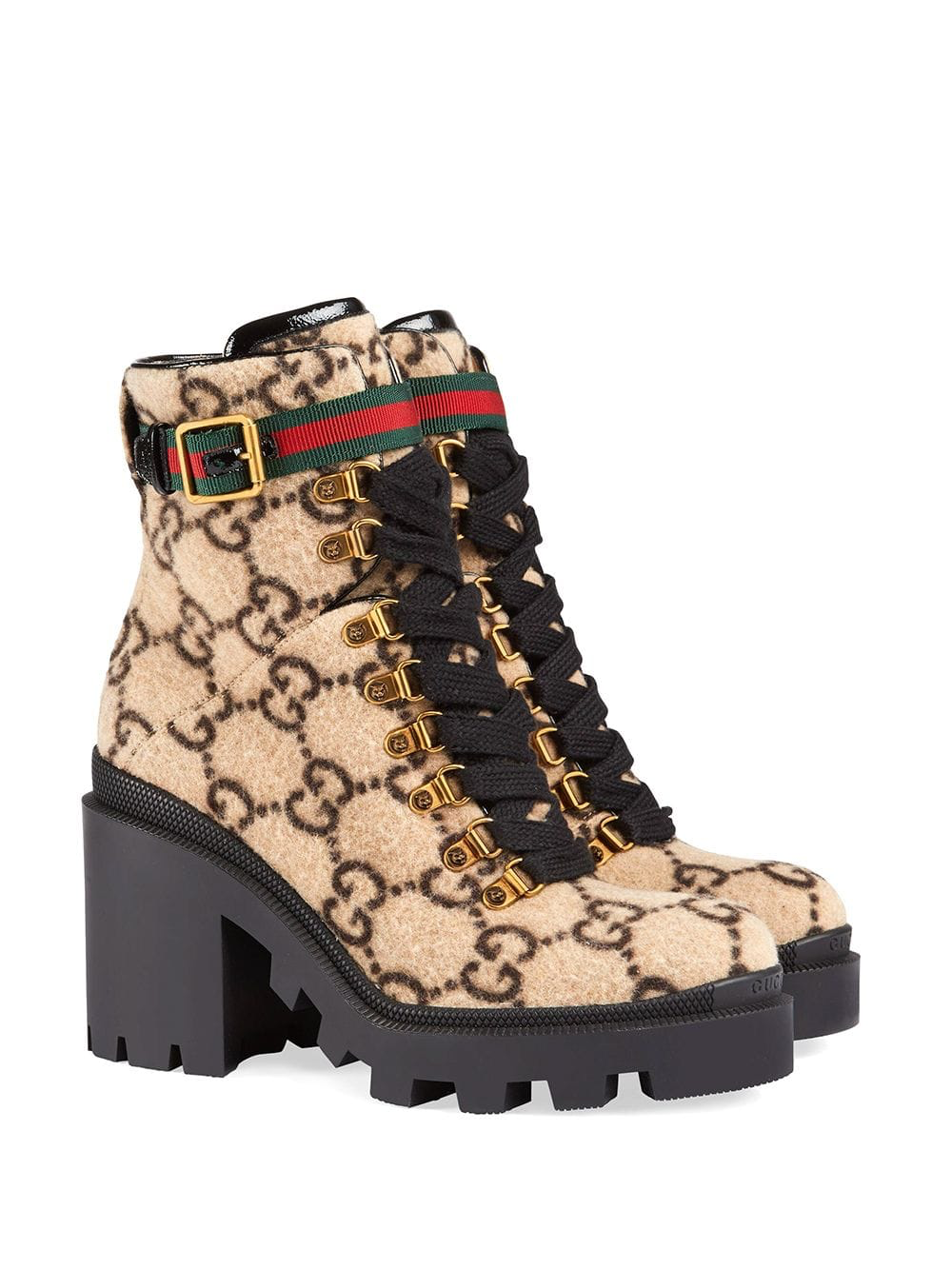 Gucci GG wool ankle boot
