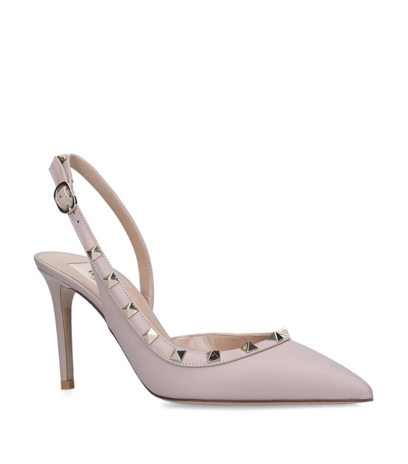 Women Valentino Garavani Rockstud Slingback Heels 85