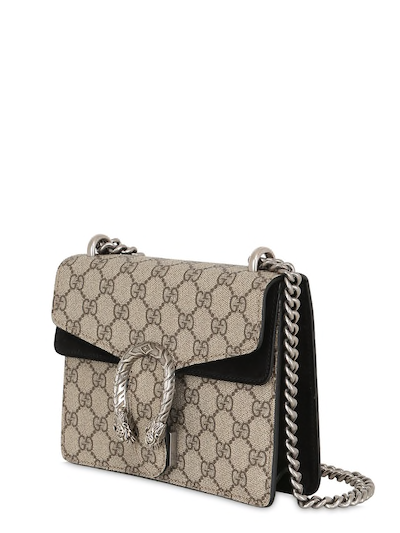 WOMEN GUCCI MINI DIONYSUS GG SUPREME SHOULDER BAG