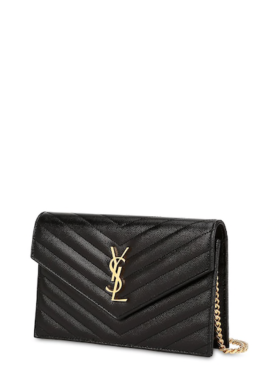 BOLSO YSL Yves SAINT LAURENT SM DE PIEL ACOLCHADA CON MONOGRAMA