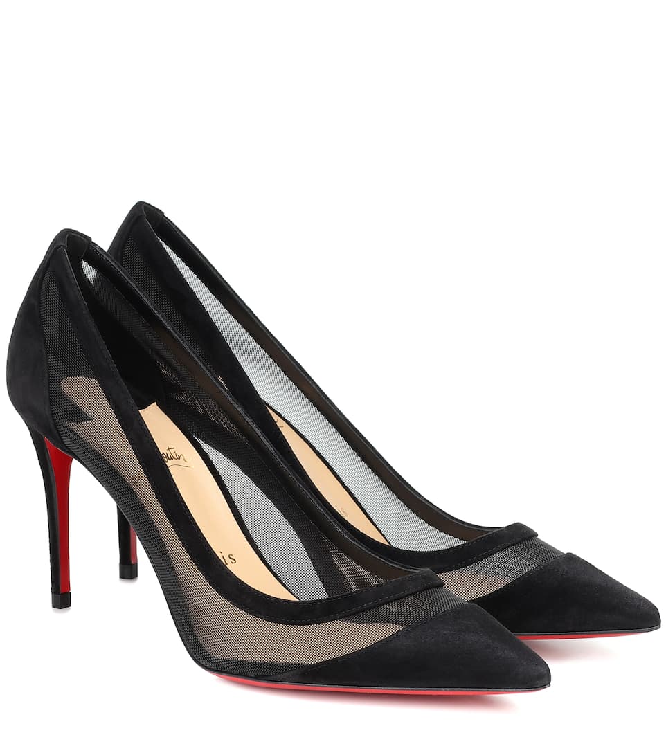 Salón MUJER CHRISTIAN LOUBOUTIN 85 ante y malla