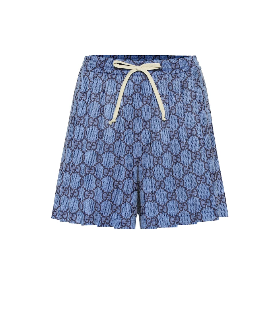 GUCCI Shorts con GG en mezcla de algodón