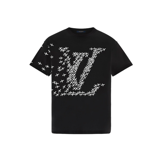 CAMISETA LOUIS VUITTON HOMBRE LV AVIONES ESTAMPADO