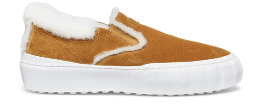 FENDI Suede Slip-Ons Sneakers