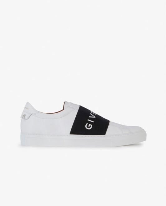 MEN GIVENCHY PARIS STRAP SNEAKERS IN LEATHER