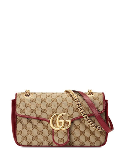 WOMEN GUCCI SMALL GG MARMONT 2.0 ORIGINAL GG BAG