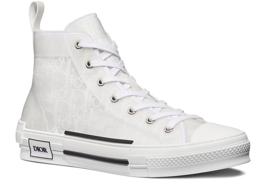 DIOR "B23" HIGH-TOP DIOR OBLIQUE SNEAKER - UN ATELIER