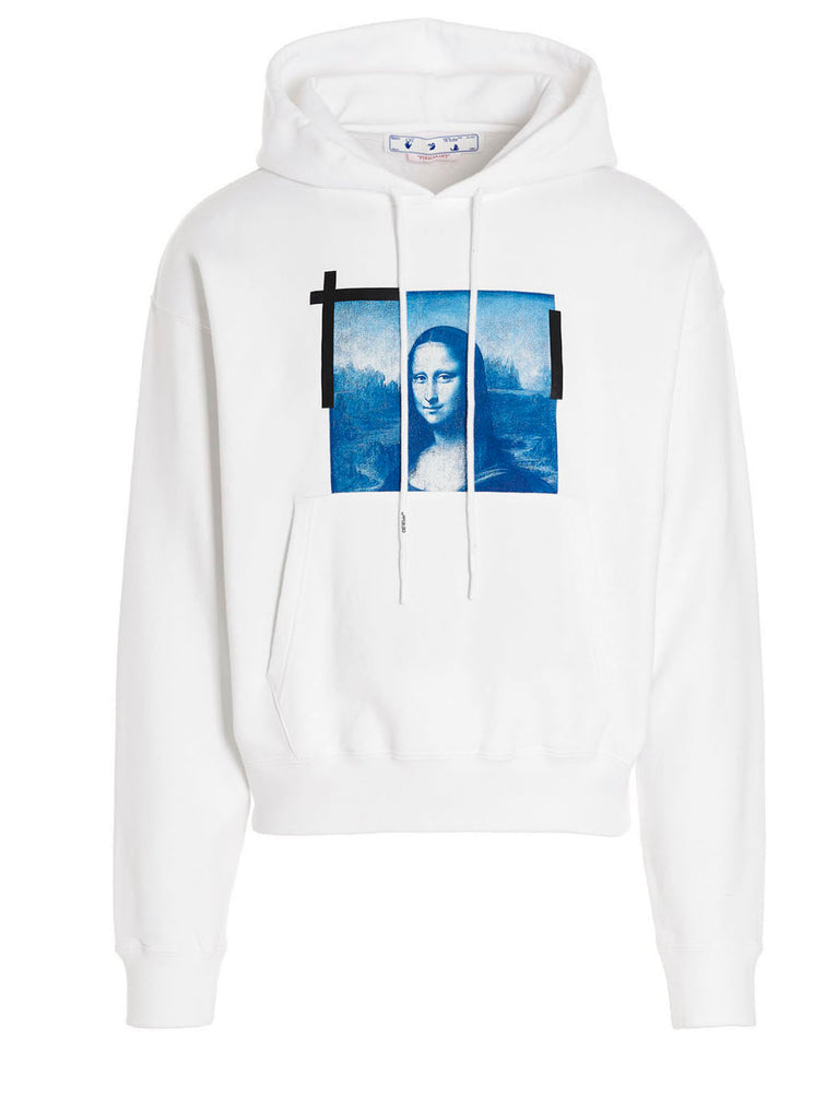 Sweat-shirt à capuche Off-White Mona Lisa avec cordon de serrage