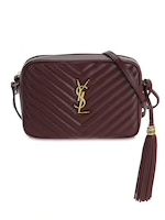 YSL Yves SAINT LAURENT BOLSO CÁMARA LOU DE PIEL CON MONOGRAMA