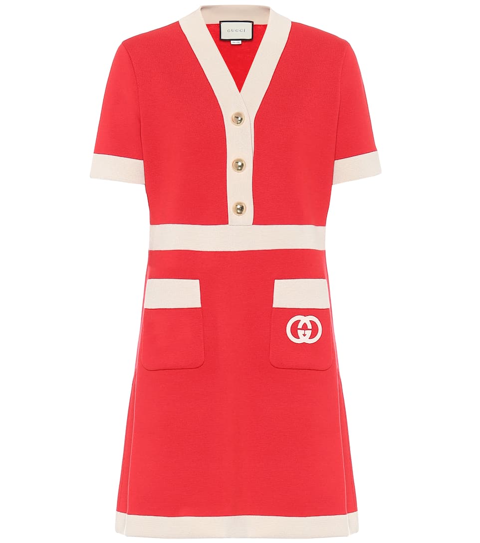 Mini-robe en laine GUCCI Femme