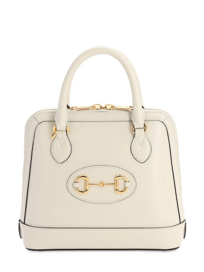 GUCCI SM 1955 HORSEBIT LEATHER TOP HANDLE BAG