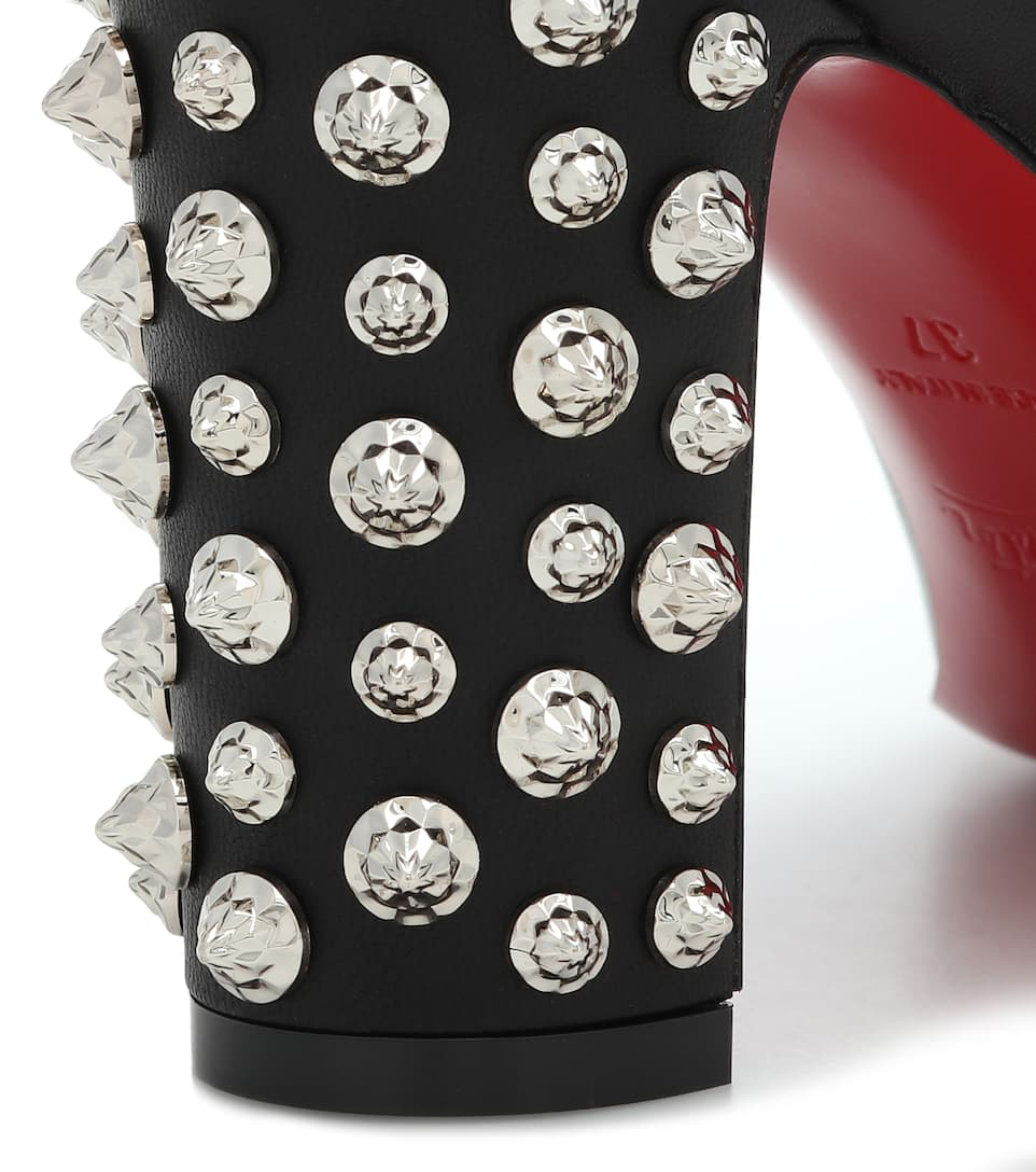 FEMME CHRISTIAN LOUBOUTIN escarpins en cuir Donna Stud Spikes 85