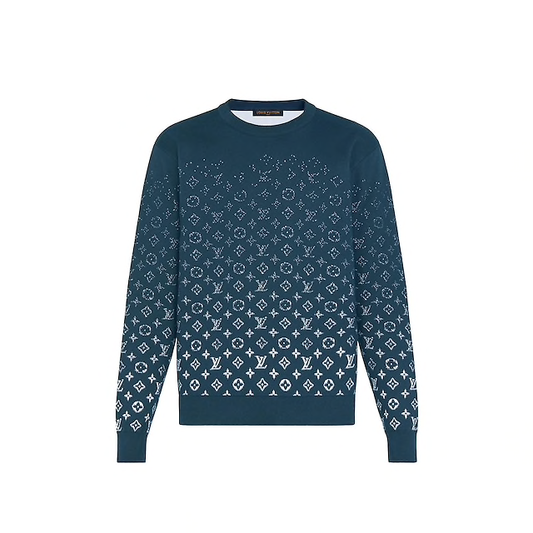 Sweat-shirt LOUIS VUITTON MONOGRAMME GRADIENT CREWNECK